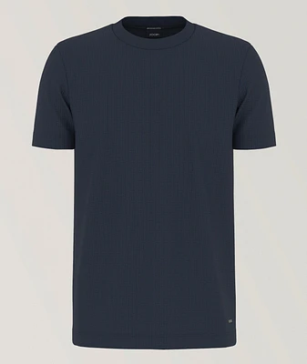 Brandon Cotton Jersey Textured Knit T-Shirt