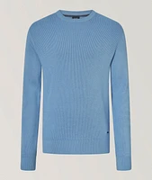 Cotton Textured Knit Sweater