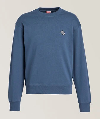 Pop Embroidered Cotton Sweatshirt