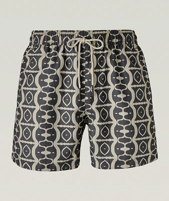 Forge Hypnotise Geo Print Swim Shorts