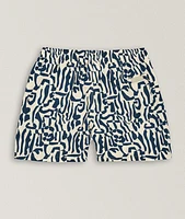Marbling Printed Swim Shorts