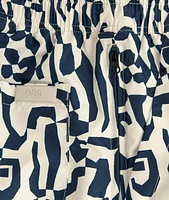 Marbling Printed Swim Shorts