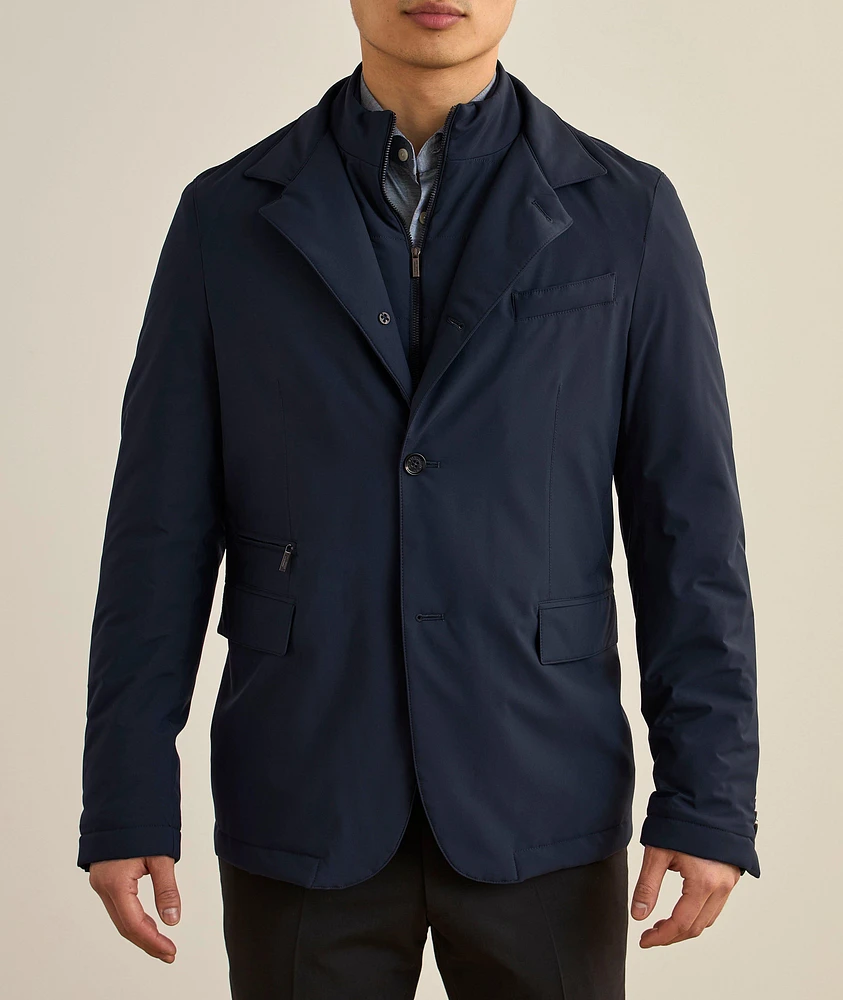 Removable Bib Padded Chore Jacket