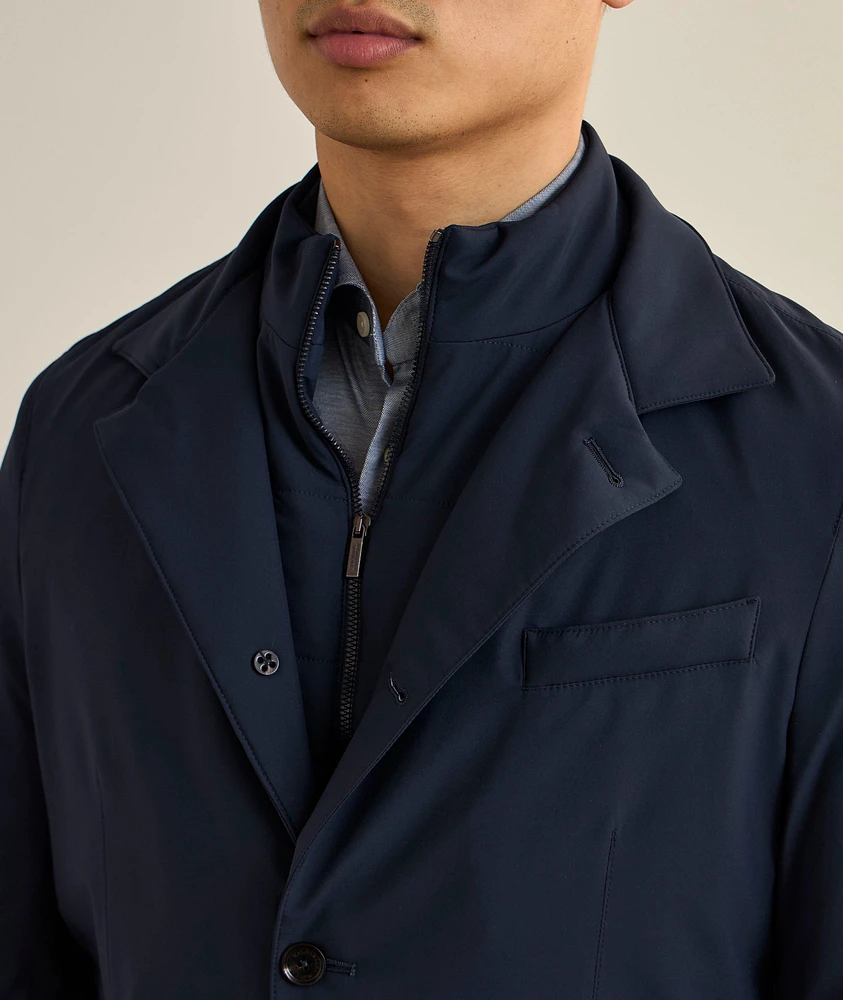Removable Bib Padded Chore Jacket