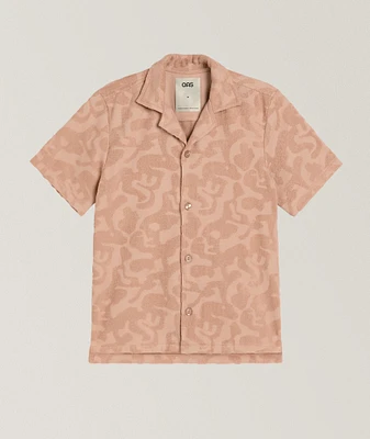 Jacquard Terry Camp Shirt