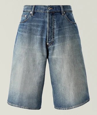 Faded Japanese Denim Shorts
