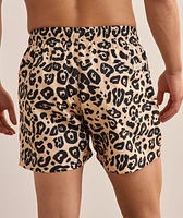 Leo Leopard-Print Swim Shorts