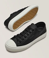 Leather Vulcanized Cap-Toe Sneakers