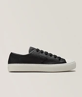 Leather Vulcanized Cap-Toe Sneakers