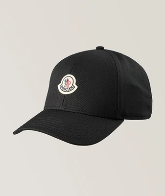 Embroidered Logo Gabardine Baseball Cap