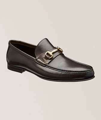 Watts Leather Horsebit Moc Toe Loafers