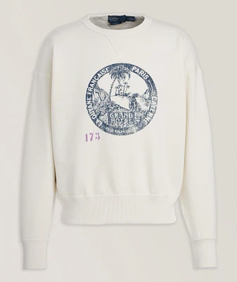 Palm Tree Cotton-Blend Sweatshirt