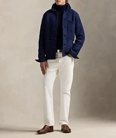 Wool-Blend Utility Shirt Jacket