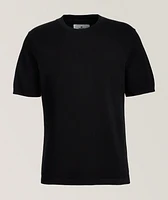 Supima Cotton Piqué Crewneck Sweater