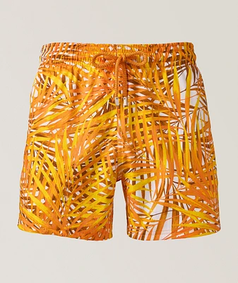 Palm Leaves Stretch Swim Shorts