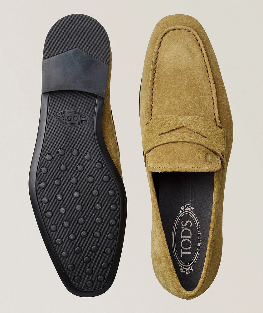 Suede Penny Loafers