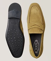 Suede Penny Loafers