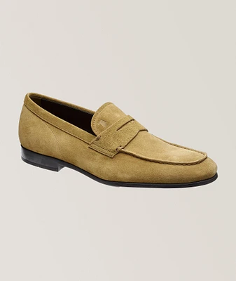 Suede Penny Loafers