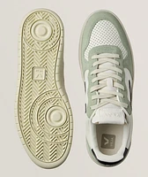 V-10 Logo Leather Sneakers