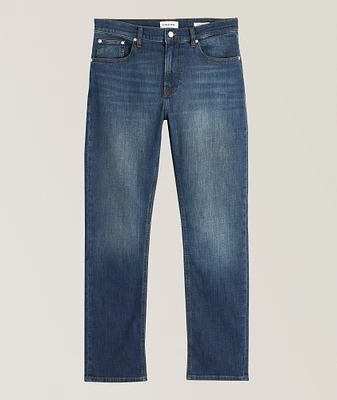 Modern Straight Stretch-Cotton Jeans