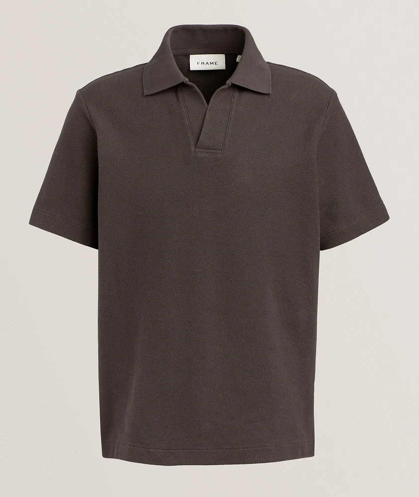 Jacquard Cuban Collar Polo