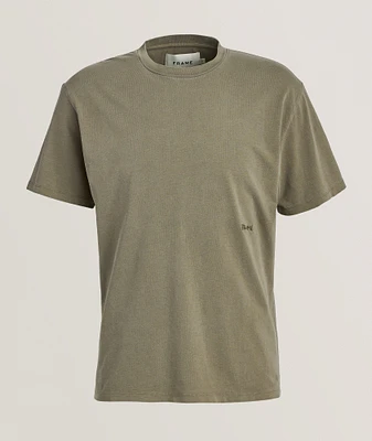 Cotton Embroidered Logo T-Shirt