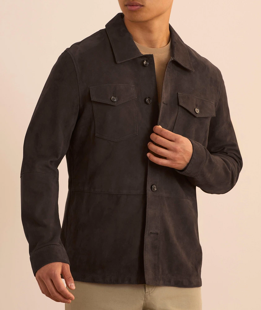 Suede Overshirt