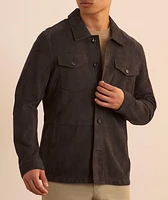 Suede Overshirt