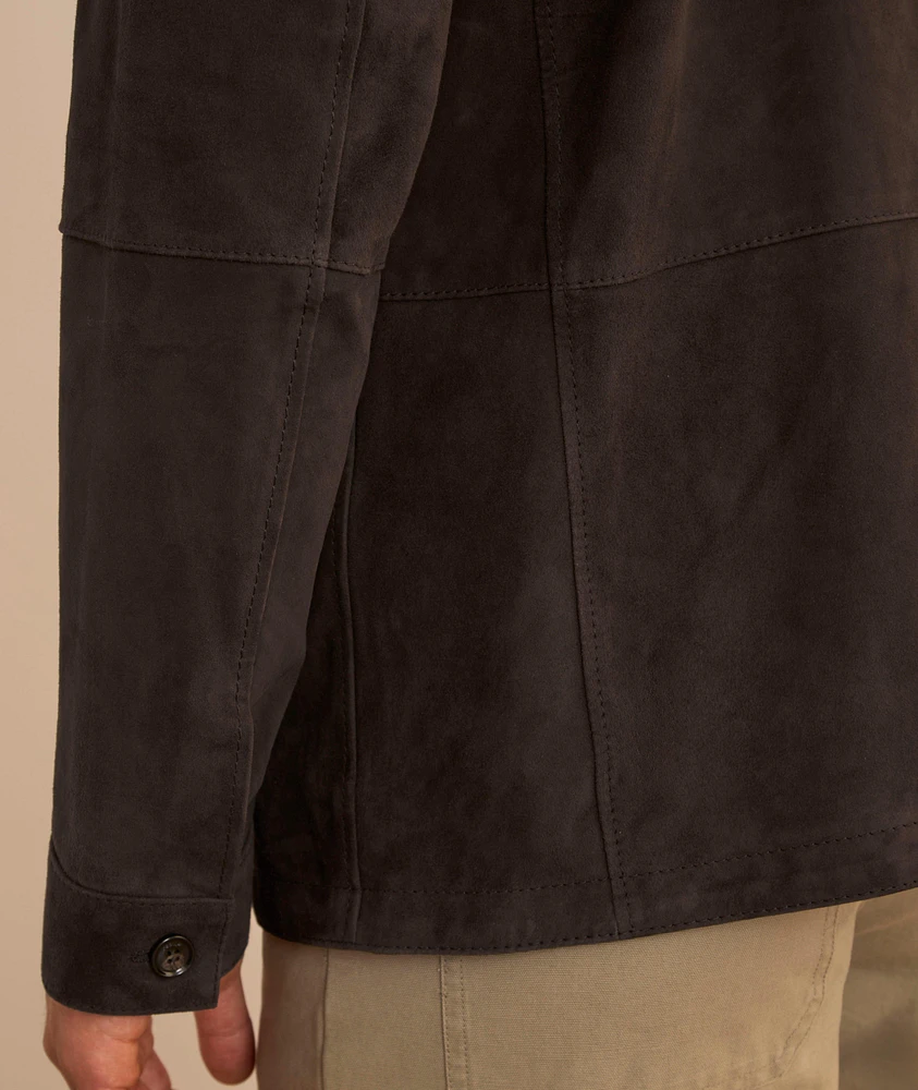 Suede Overshirt
