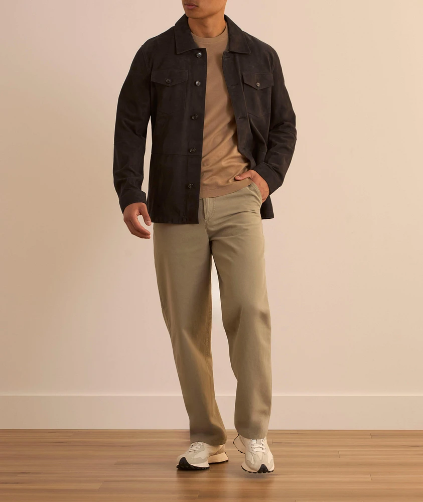 Suede Overshirt