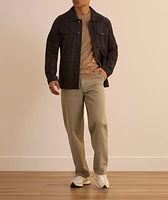 Suede Overshirt