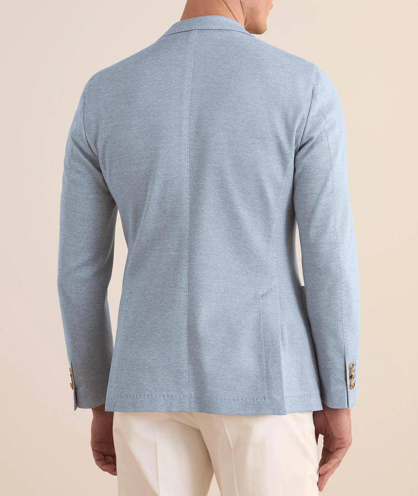 Stretch-Cotton Marled Sport Jacket