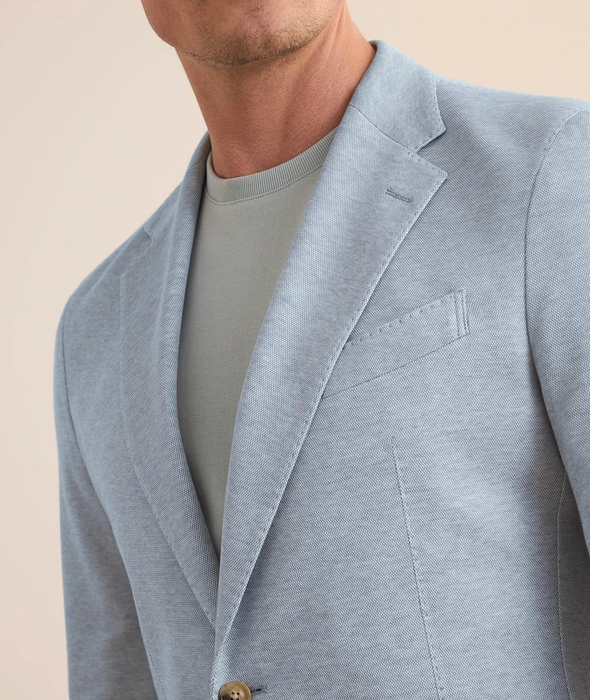 Stretch-Cotton Marled Sport Jacket