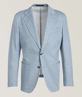 Stretch-Cotton Marled Sport Jacket