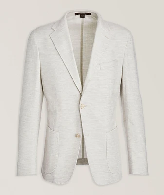 Mélange Cotton-Blend Sport Jacket