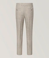 Silvi Linen Check Tapered Pants