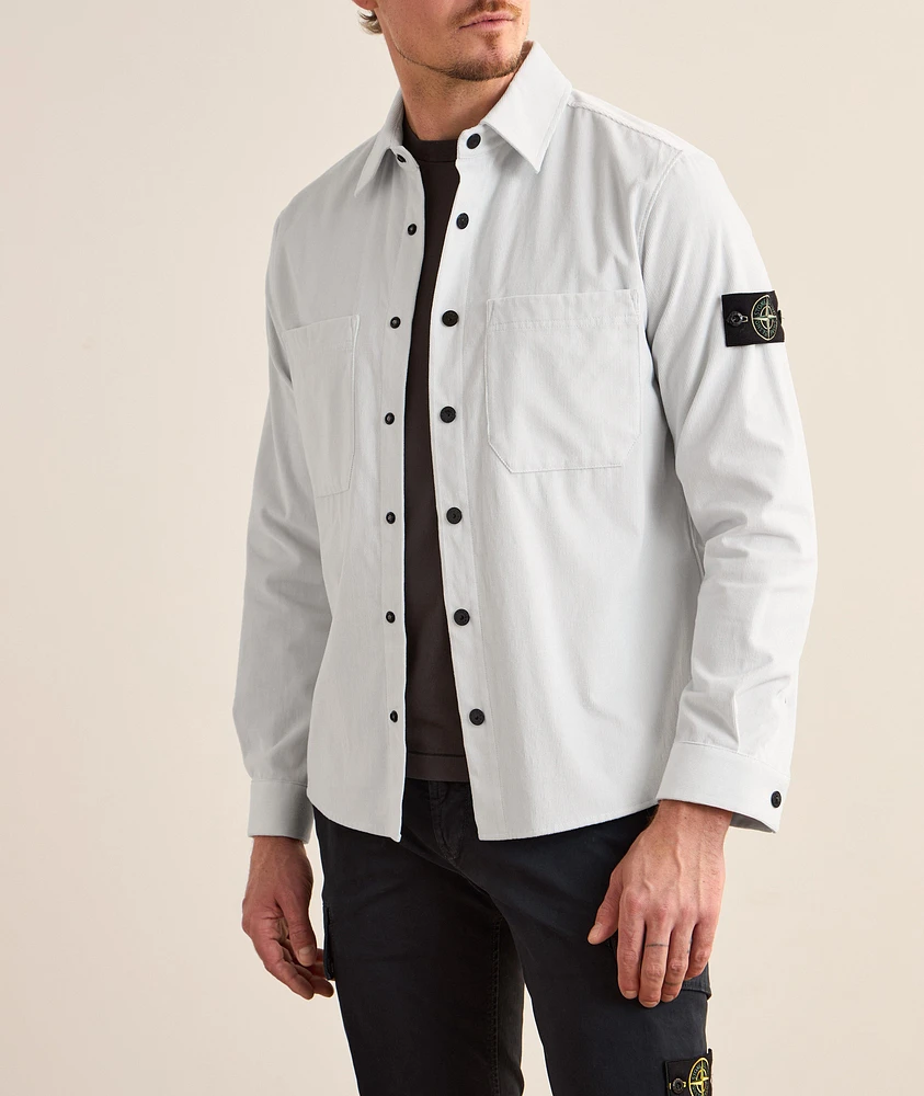 Micro-Corduroy Overshirt