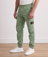 Supima Cotton Twill Stretch Cuffed Cargo Pants