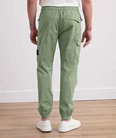 Supima Cotton Twill Stretch Cuffed Cargo Pants