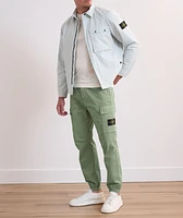 Supima Cotton Twill Stretch Cuffed Cargo Pants