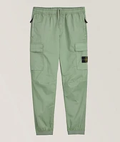 Supima Cotton Twill Stretch Cuffed Cargo Pants