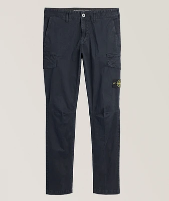 Stretch-Cotton Cargo Pants