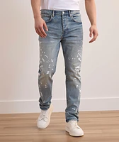 P005 Slim-Fit Paint Splatter Jeans