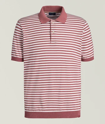 Cotton Stripe Polo Shirt