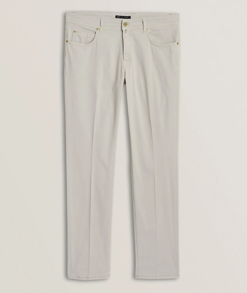 Steve Stretch-Cotton Five-Pocket Pants