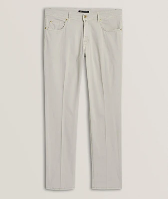 Steve Stretch-Cotton Five-Pocket Pants