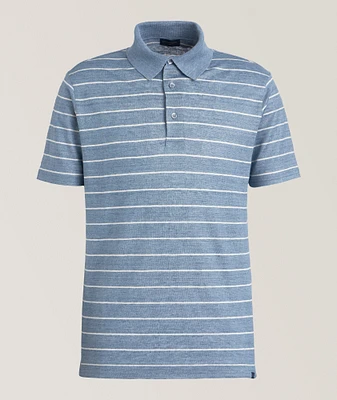 Striped Linen Polo Shirt