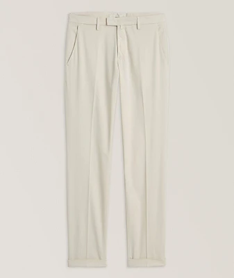Slim-Fit Stretch-Cotton Chinos