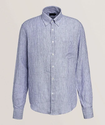 Summer Breeze Striped Cotton Shirt