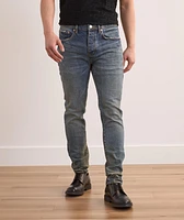 P001 Skinny Cracked Bronze Jeans